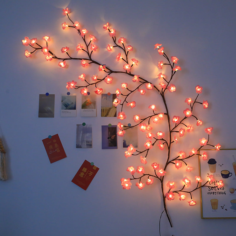 Flexible LED Cherry Blossom Branch Lights with Remote Control