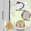 LED Light Up Dancing Witch Broom with Sound Effects
