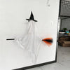 Flying Broom Ghost Halloween Decoration for Outdoor Scene