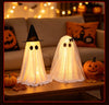 Halloween LED illuminated standing ghost couple window decoration