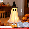 Halloween LED illuminated standing ghost couple window decoration