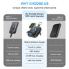 5 Device, Fast Charging Cellphone and Smart Watch Charger, 10000mAh Power Bank Built-In USB-C Lightning Cables Apple Watch Fast Charger