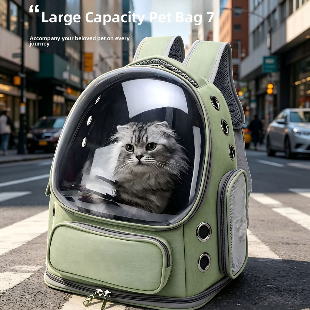 Transparent Pet Travel Backpack