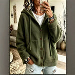 Women's Soft Fleece Lined Cardigan Jacket