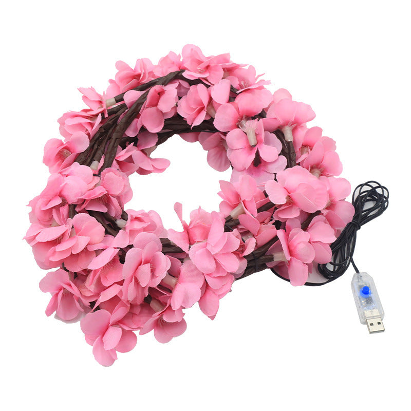 Flexible LED Cherry Blossom Branch Lights with Remote Control