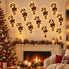 Lighted Santa and Reindeer Wall Decor