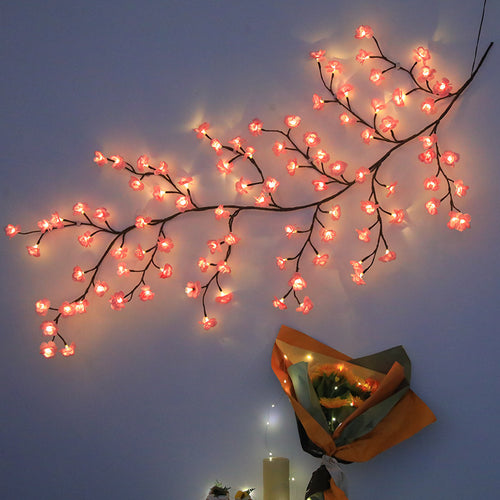 Flexible LED Cherry Blossom Branch Lights with Remote Control