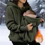 Thickened Cordroy Hooded Sweatshirt Jacket