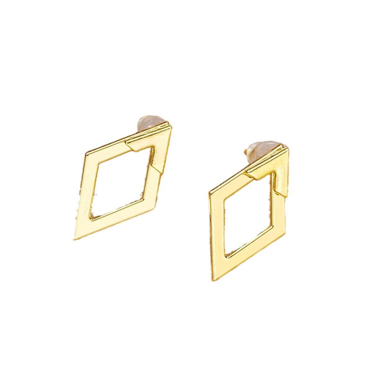 Rhombus Double Layer Earrings