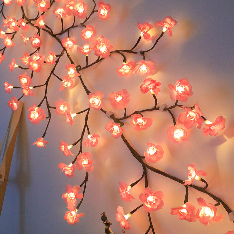 Flexible LED Cherry Blossom Branch Lights with Remote Control